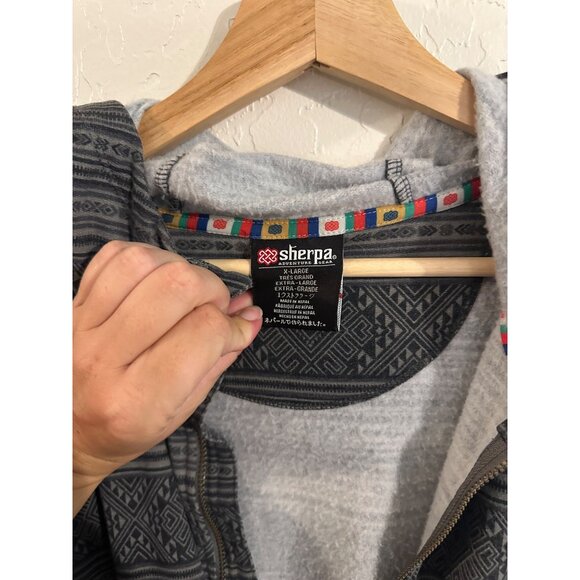 Sherpa Adventure Gear Namgyal Wool Hoodie Sweater Jacket - Picture 7 of 12